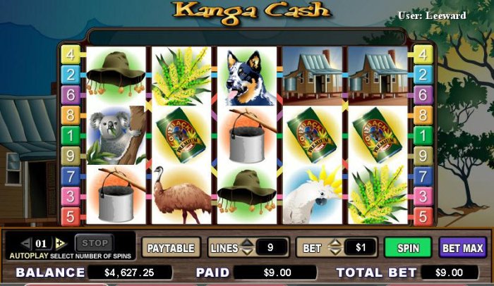 Kanga Cash by All Online Pokies