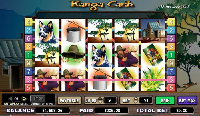 Kanga Cash by All Online Pokies