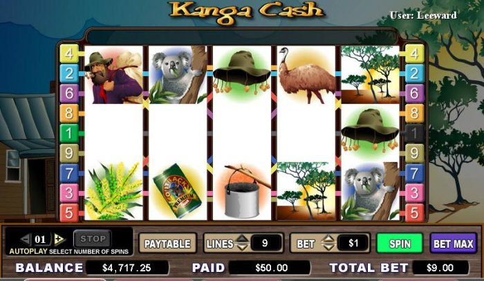 All Online Pokies image of Kanga Cash