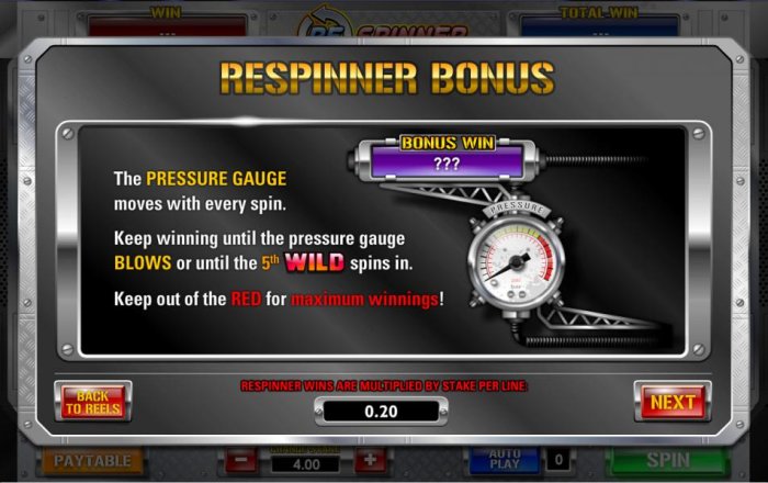 All Online Pokies image of Respinner