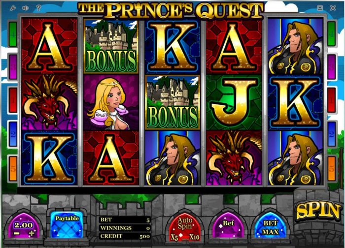 The Prince's Quest by All Online Pokies
