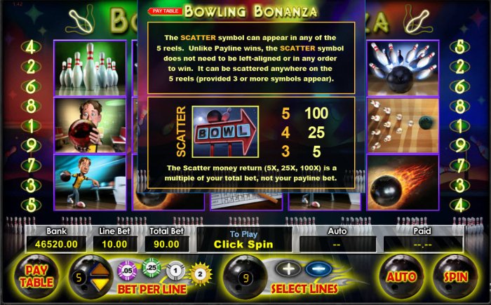 All Online Pokies image of Bowling Bonanza