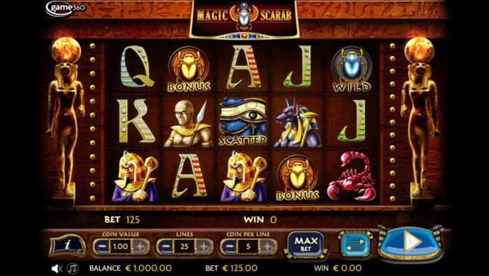 Magic Scarab by All Online Pokies