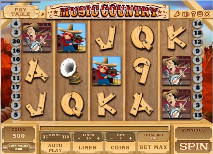 Music Country screenshot