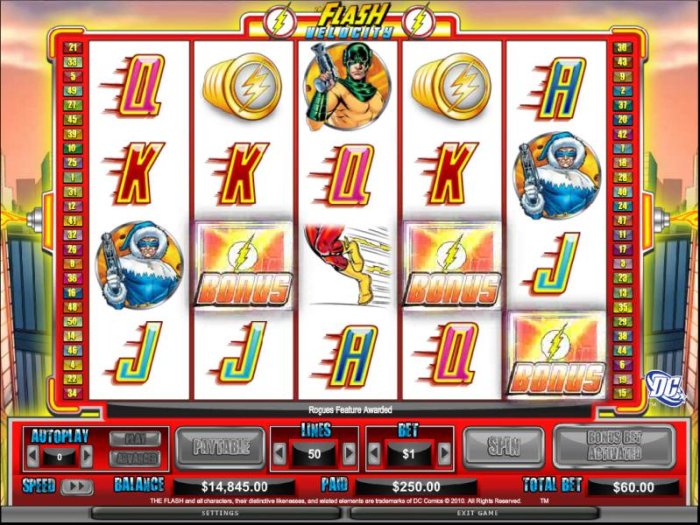 The Flash - Velocity by All Online Pokies