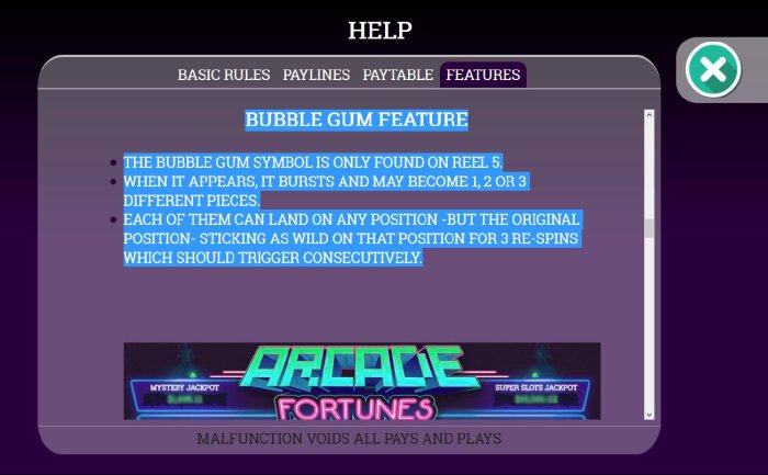 Arcade Fortunes screenshot