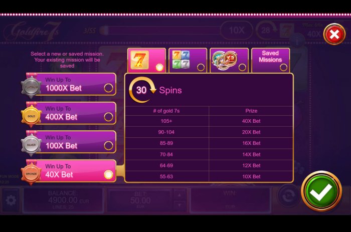 Missions by All Online Pokies
