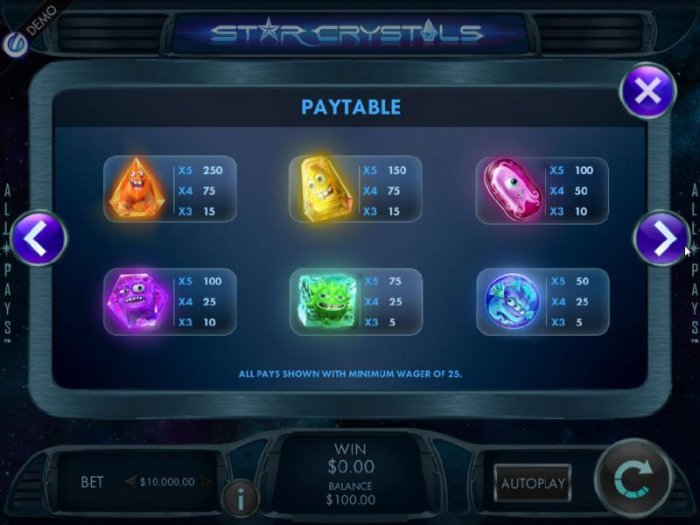 Star Crystals screenshot