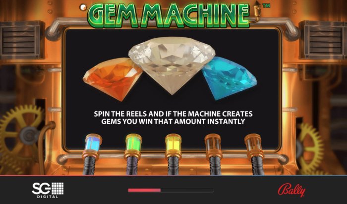 All Online Pokies image of The Gem Machine