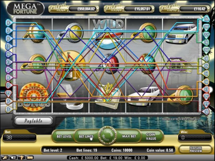 All Online Pokies image of Mega Fortune