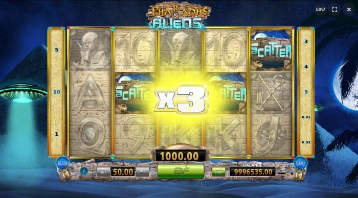 Pharaohs and Aliens by All Online Pokies