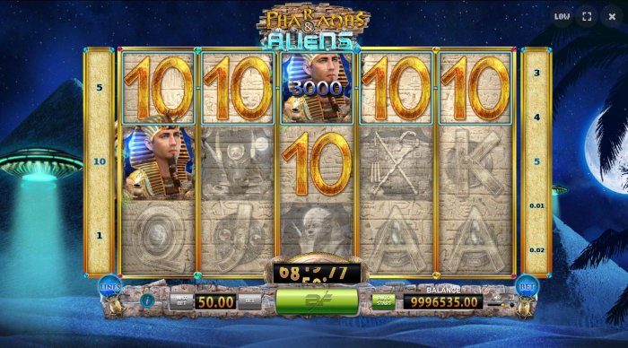 A 3,000.00 jackpot triggered by a five of a kind. by All Online Pokies