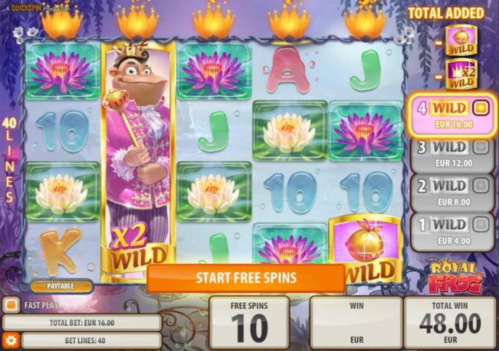 All Online Pokies image of Royal Frog