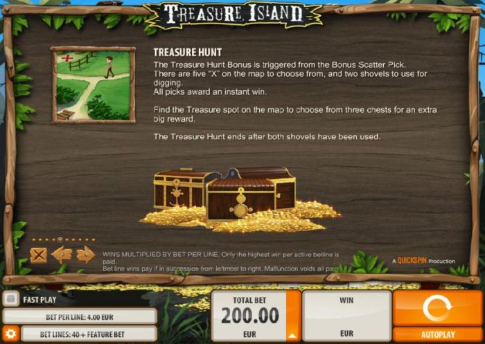 All Online Pokies image of Treasure Island