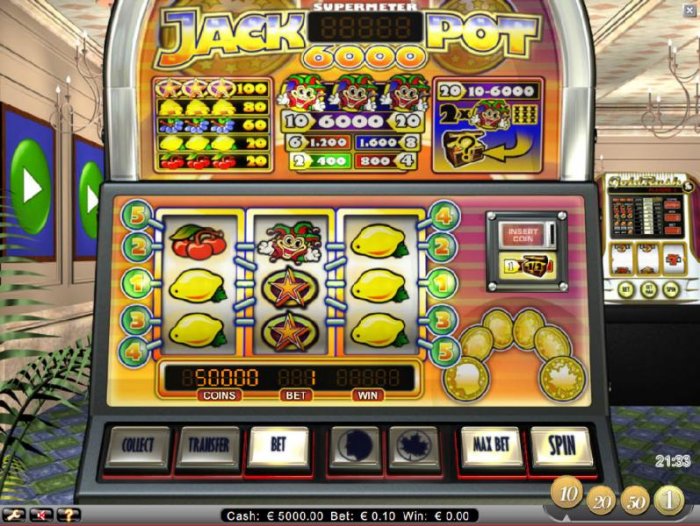 All Online Pokies image of Jackpot 6000