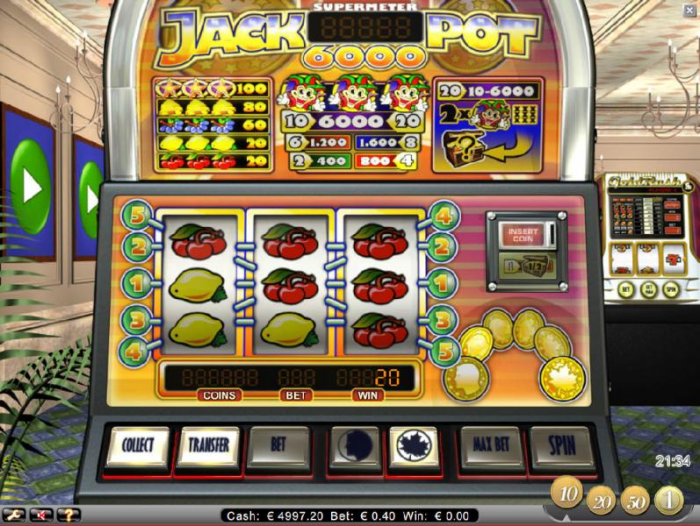 All Online Pokies image of Jackpot 6000