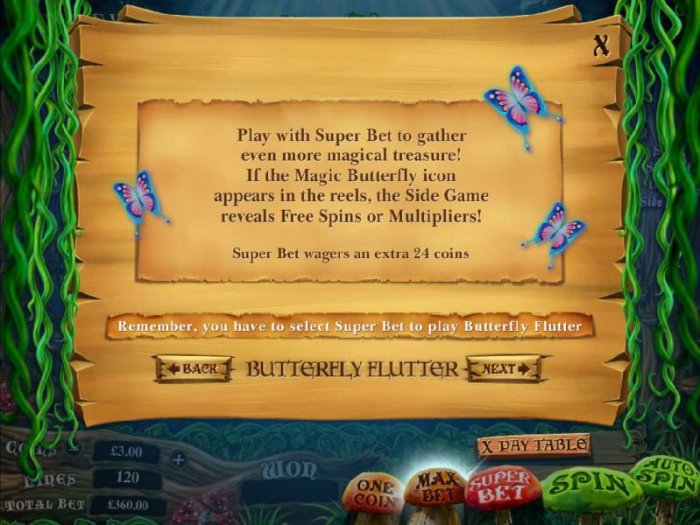 play with super bet to gather even more magical treasure - All Online Pokies