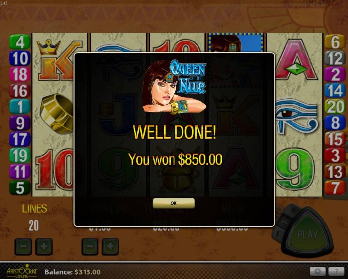All Online Pokies image of Queen of the Nile