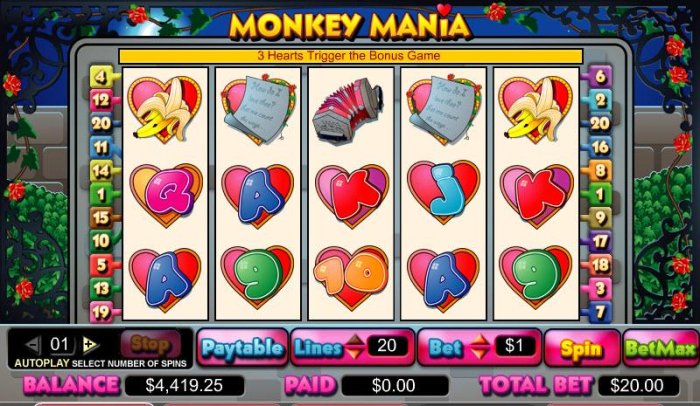 All Online Pokies image of Monkey Mania