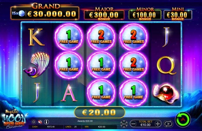 All Online Pokies - Free games awarded