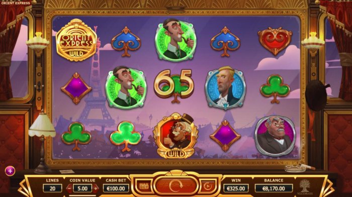 Walking wild triggers a win and a re-spin as it walks across the reels. - All Online Pokies