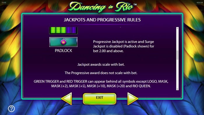 Jackpot and Progressive Rules. - continued by All Online Pokies