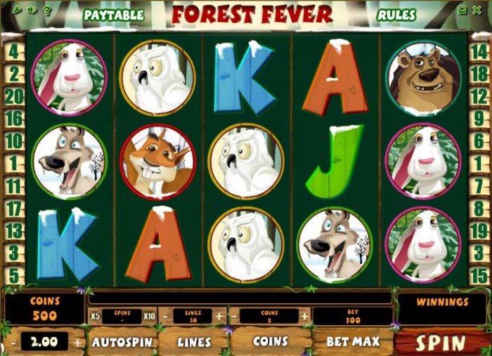 Forest Fever by All Online Pokies