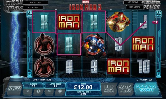 All Online Pokies image of Iron Man 3