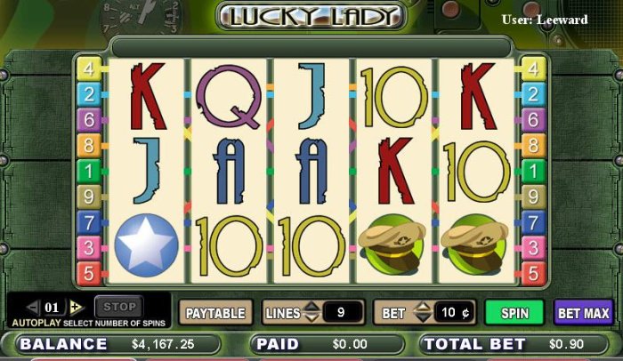 All Online Pokies image of Lucky Lady