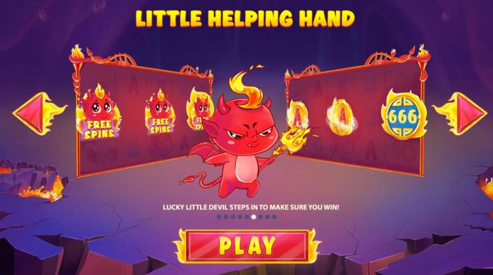 Little Helping Hand - Lucky Little Devil stepps in to make sure you win by All Online Pokies