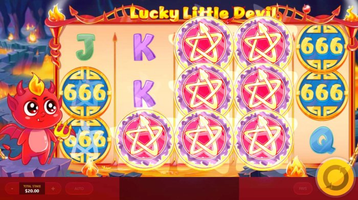 All Online Pokies - Devil coins landing on the reels will rotate revealing a mystery symbol