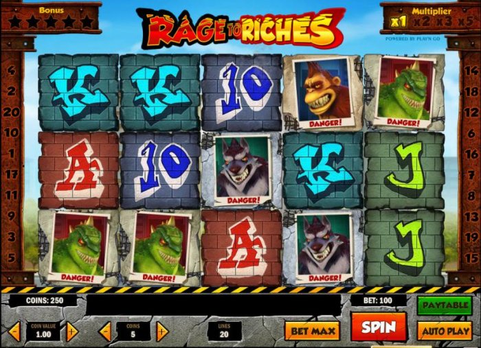All Online Pokies image of Rage to Riches