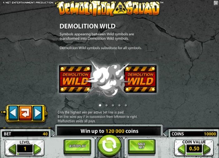 All Online Pokies image of Demolition Squad