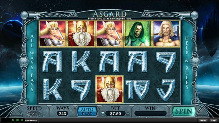 All Online Pokies image of Asgard