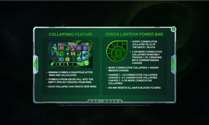Green Lantern by All Online Pokies