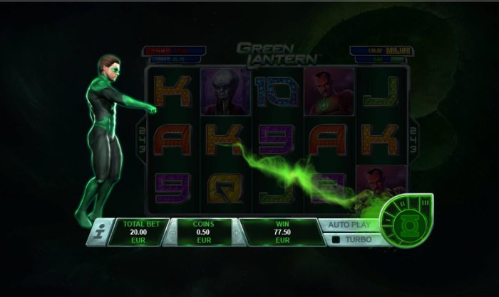 All Online Pokies image of Green Lantern