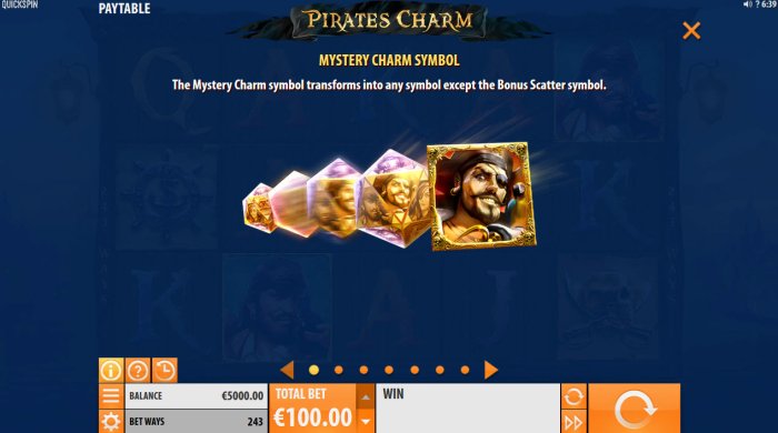 All Online Pokies image of Pirates Charm