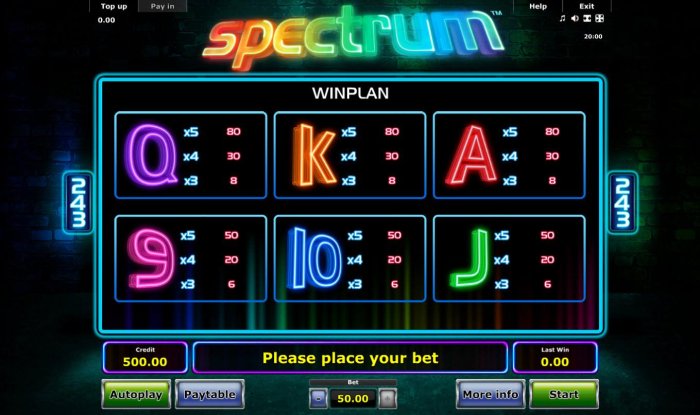 Spectrum by All Online Pokies