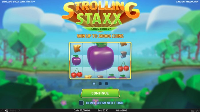 Strolling Staxx Cubic Fruits screenshot