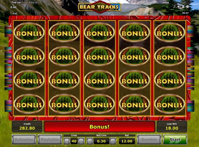 Fill all reel positions to trigger the Free Games Feature. by All Online Pokies