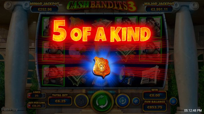 All Online Pokies - A five of a kind win
