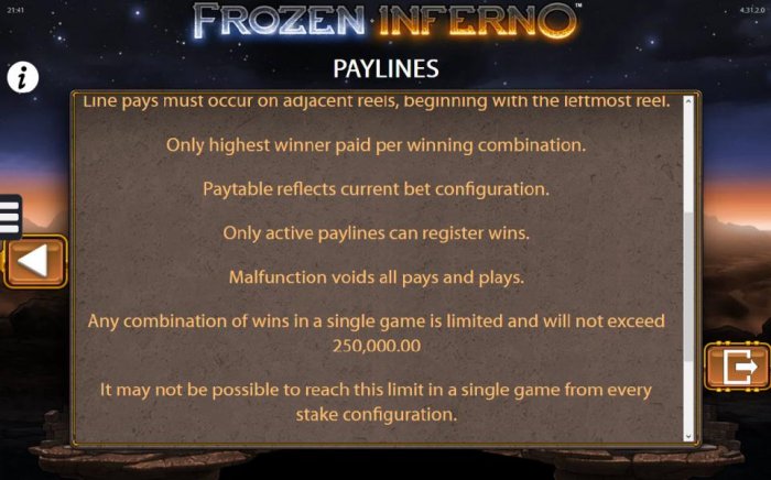 Frozen Inferno by All Online Pokies