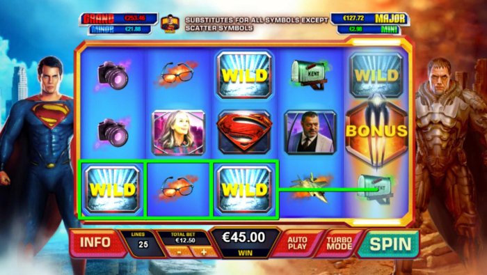 World Engine Bonus changed 3 symbols into wilds thus producing multiple winning paylines. by All Online Pokies