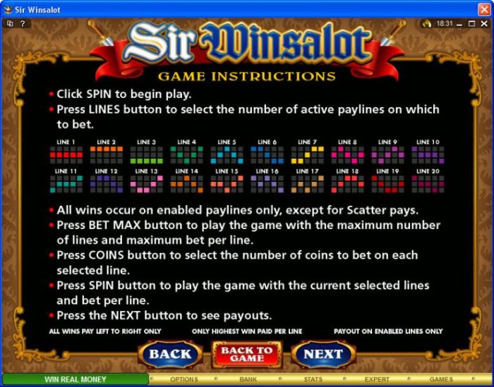 Sir Winsalot screenshot